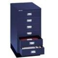 BISLEY MultiDrawer™ L29A36S Schubladenschrank oxfordblau 6 Schubladen 34,9 x 43,2 x 67,0 cm