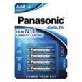 4 Panasonic Batterie evolta Micro AAA 1,5 V