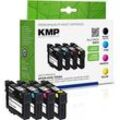 KMP E201V schwarz, cyan, magenta, gelb Druckerpatronen kompatibel zu EPSON 603XL (T03A6), 4er-Set