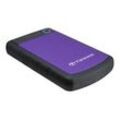 Transcend StoreJet 25H3 1 TB externe HDD-Festplatte schwarz, violett