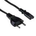 goobay Euro/Geräte C7 Netzkabel Netzkabel mit Eurostecker 1,5 m schwarz