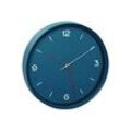 TFA® Wanduhr 60.3056.06 blau Kunststoff, Glas 30,9 x 30,9 cm