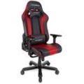 DXRacer Gaming Stuhl K-Serie, OH-KA99-NR Kunstleder rot, Gestell schwarz