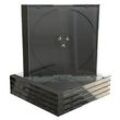MediaRange 1er CD-/DVD-Hüllen Jewel Cases schwarz, 5 St.