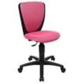 Topstar Kinderdrehstuhl High S'cool®, 70570BB10 Stoff rosa, Gestell schwarz