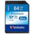 Verbatim Speicherkarte SDXC-Card Premium 64 GB