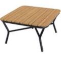 BEST Gartentisch Mali braun quadratisch 80,0 x 80,0 x 39,0 cm