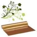 plottiX Vinylfolie permanent gold 31,5 cm x 1,0 m, 1 Rolle