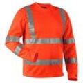 BLAKLÄDER® Herren Warnschutz-Langarmshirt 3381 orange Größe M
