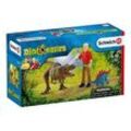 Schleich® Dinosaurs 41465 Tyrannosaurus Rex Angriff Spielfiguren-Set