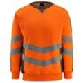 MASCOT® unisex Warnschutz-Langarmshirt Wigton orange, dunkelanthrazit Größe M