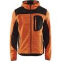 BLAKLÄDER® Herren Strickjacke 4930 orange/schwarz Größe M