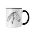 Trendation Tasse Pferde Tasse Lustig Reiterin Geschenk Pferde Geschenke Mädchen Pferdeliebhaber