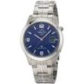 Funkuhr MASTER TIME "MTGT-10351-31M" Armbanduhren blau (titansilberfarben) Herren Quarzuhren