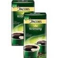 Doppelpack Jacobs Krönung Kaffee in Spitzenqualität, gemahlen