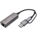 Digitus DN-3028 Netzwerkadapter 2.5 GBit/s USB, USB 3.0, USB 3.1 Gen 1, USB 3.2 Gen 1, USB 3.2 Gen 1 (USB 3.0), USB-A