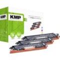 KMP H-T149CMY Tonerkassette Kombi-Pack ersetzt HP 126A, CE311A, CE312A, CE313A Cyan, Magenta, Gelb 1000 Seiten Kompatibel Toner Kombi-Pack