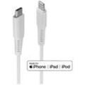 LINDY USB-Kabel USB 2.0 Apple Lightning Stecker, USB-C® Stecker 3.00 m Weiß 31318