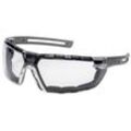 uvex x-fit (pro) 9199180 Schutzbrille inkl. UV-Schutz Grau EN 166, EN 170 DIN 166, DIN 170