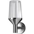 LEDVANCE Endura Classic Calice 4058075477957 Außenwandleuchte LED E27 Edelstahl, Transparent, Glas