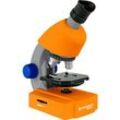 Bresser Optik Mikroskop Junior 40x-640x orange Kinder-Mikroskop Monokular 640 x Durchlicht