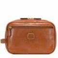 Bric's Life Pelle Kulturbeutel Leder 25 cm cognac