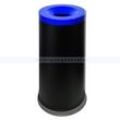Papierkorb Orgavente Grisu Color 50 L feuersicher selbstlöschender Papierkorb, schwarz-blau