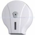 Toilettenpapierspender Orgavente WAVE ABS weiß 200 m geeignet für Industriebetriebe, elegantes Design