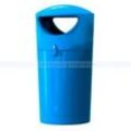 Mülltonne Metro Hooded Müllbehälter 100 L blau mit Innenbehälter, abschließbar, sehr stark & haltbar
