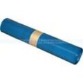 Müllsack blau 180 L 73 my (Typ 100) extra starkes LDPE Material, 500x450x1250 mm