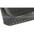 Arbeitsplatzmatte Miltex Yoga Deck® schwarz 91 x 150 cm perfekter Steh-Komfort, Yoga Deck Signal®