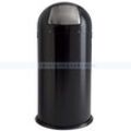 Push-Deckeleimer Orgavente APOLLO schwarz 52 L Mülleimer, Abfallbehälter, mit Inneneimer