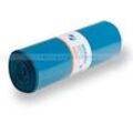 Emil Deiss 10002 PREMIUM PLUS Müllsäcke 120 L blau aus Recycling-LDPE, 700x1100 mm, echte 100my