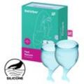 Satisfyer Feel Secure - Menstrual Cup Set, 15 & 20 ml