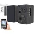 auvisio MSS-95.usb Aktives Stereo-Regallautsprecher-Set Holz-Gehäuse Bluetooth 5 120 W Box Soundbox