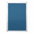 Dachfenster Sonnenschutz Thermofix, ohne Bohren - Blau, 36 cm x 51,5 cm (B x L) für C02