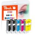 Peach Spar Pack Tintenpatronen ersetzt Canon PFI-102