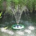 Mauk Solar-Springbrunnen mit Fernbedienung rund grün V2