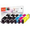 Peach Spar Pack Plus Tintenpatronen ersetzt Canon PGI-550*2, CLI-551