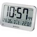 Bresser® MyTime MC LCD Wanduhr silber