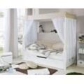 Ticaa Himmelbett Beige Var. 1 - mit Zusatzbett -