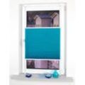 Bella Casa Klemmfix-Plissee verspannt, 150 x 80 cm, Blue Lagoon