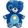 MediaShop Plüschfigur Star Belly Dream Light - Knuddeliger Welpe, mit Nachtlichtfunktion, blau