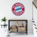 Fc Bayern München - Logo Rund 80x80cm Wandtattoo Fußball Aufkleber Küche