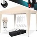 KESSER® Pavillon 3x3m wasserdicht inkl. Tasche Pop-Up Klicksystem UV-Schutz 50+ Faltpavillon Gartenzelt Partyzelt Metall-Verstrebungen