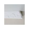 Proviston - Stuckleiste Polystyrol 46 x 46 x 2000 mm Weiß Deckenleiste Überstreichbar Einfache Montage Hochwertig Stabil und Leicht 30 Meter - Weiß