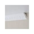 PROVISTON Stuckleiste Polystyrol 32 x 32 x 2000 mm Weiß Deckenleiste Überstreichbar Einfache Montage Hochwertig Stabil und Leicht 100 Meter - Weiß