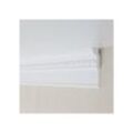 Proviston - Stuckleiste Polystyrol 34 x 98 x 2000 mm Weiß Deckenleiste Überstreichbar Einfache Montage Hochwertig Stabil und Leicht 20 Meter - Weiß