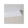 Proviston - Stuckleiste Polystyrol 32 x 32 x 2000 mm Weiß Deckenleiste Überstreichbar Einfache Montage Hochwertig Stabil und Leicht 50 Meter - Weiß
