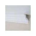 Stuckleiste Polystyrol 60 x 65 x 2000 mm Weiß Deckenleiste Überstreichbar Einfache Montage Hochwertig Stabil und Leicht 10 Meter - Weiß - Proviston
